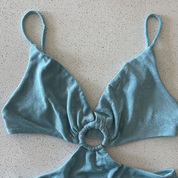 PRINCESS POLLY Blue Adelaide Bodysuit size 6 - Picture 3 of 6